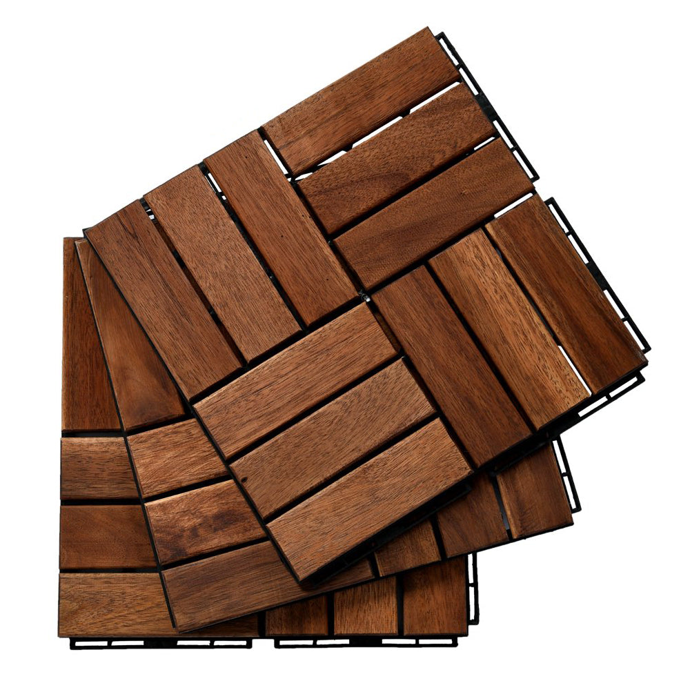 12 x 12 Square Teak Interlocking Deck Tiles Buy Cheap Best Sale