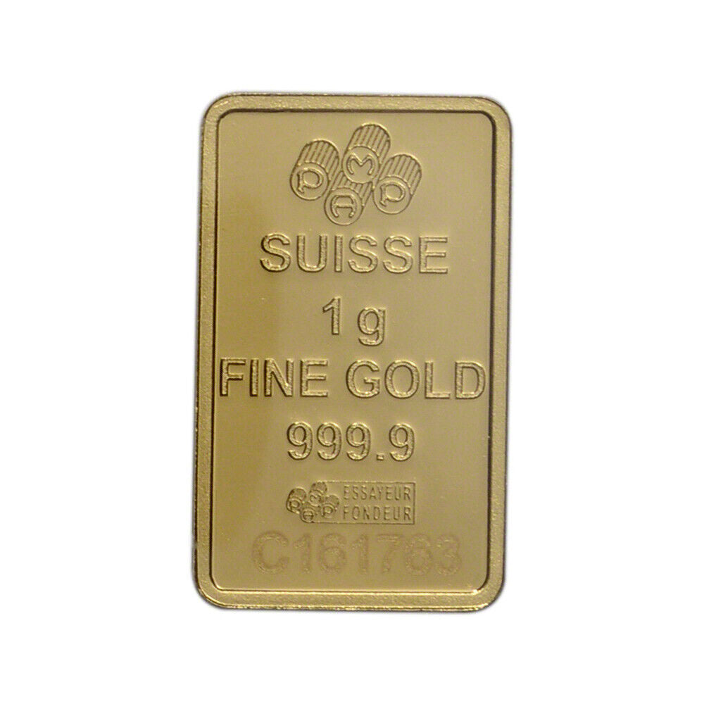 1 Gram Gold Bar PAMP Suisse Fortuna 999.9 Fine in Sealed Assay Cheap Websites