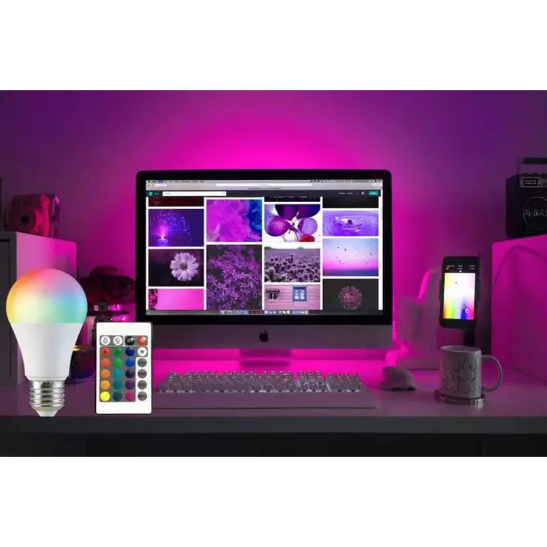 2-Pack: Smart Home Multi-Color LED A19 Bulb 5W Store Cheap Online