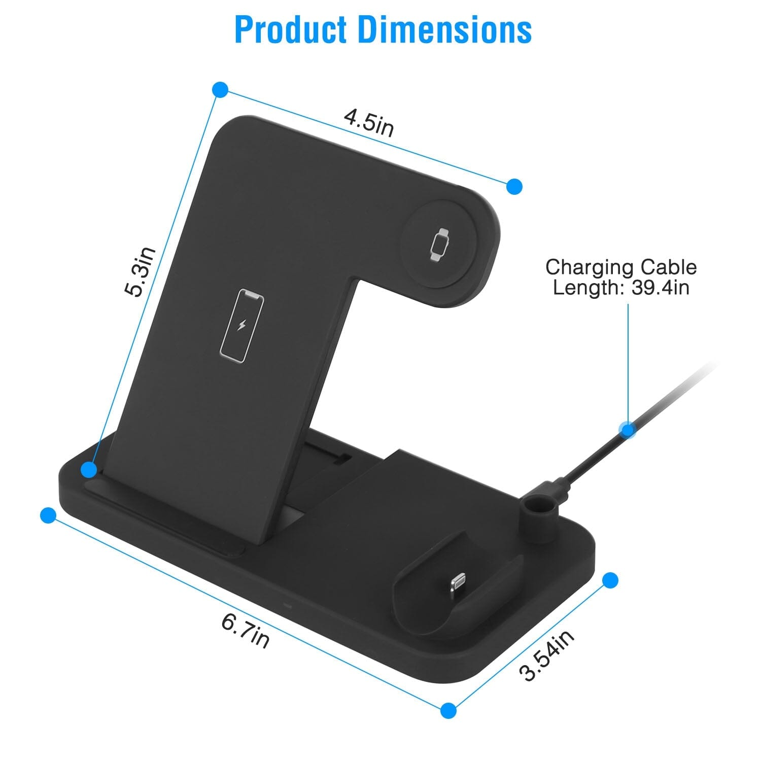 4-in-1 Foldable Wireless Charger Cheap Sale Shop For