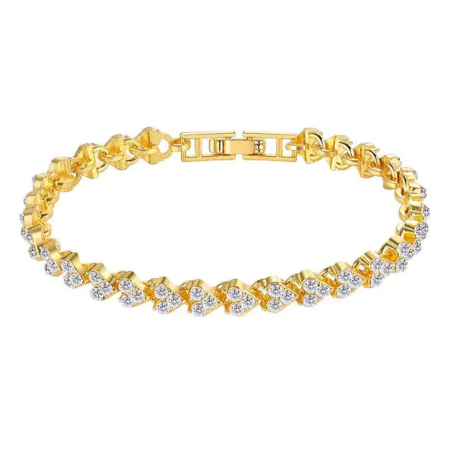 Women's Tennis Crystal Bracelet Clearance Wide Range Of