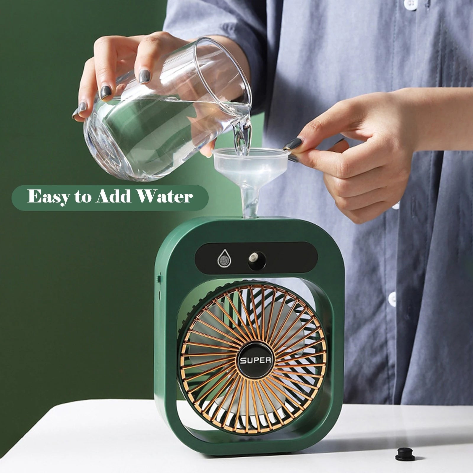 USB Rechargeable Desktop Spray Fan Free Shipping Shop For