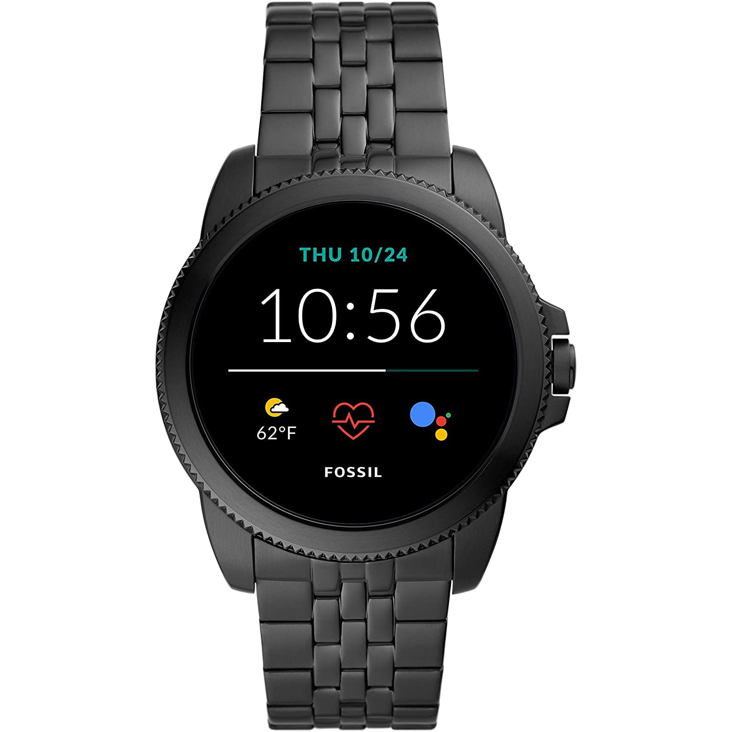 Fossil Men's Gen 5E 44mm Stainless Steel Touchscreen Smartwatch with Alexa Pices Cheap Online