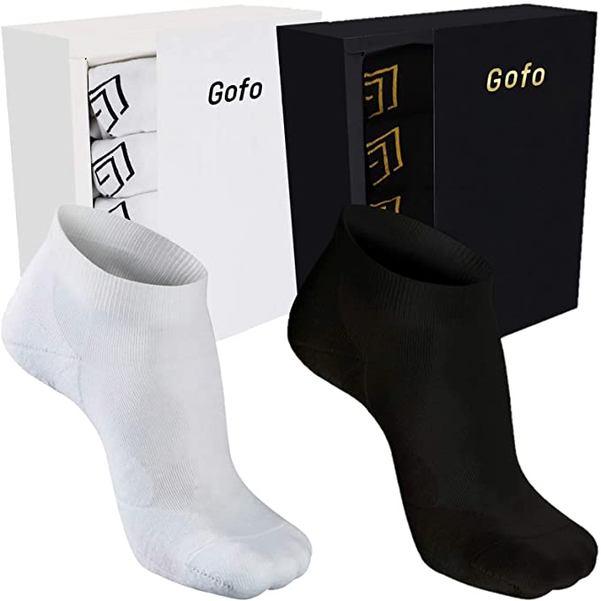 5-Pairs: No Show Bamboo Socks for Men Clearance 2025