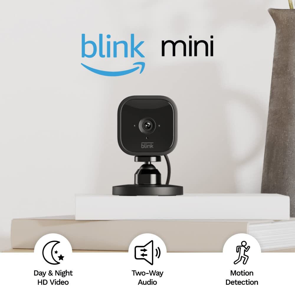 Blink Mini Compact Indoor Plug-in Smart Security Camera  (Refurbished) Sale Outlet Locations