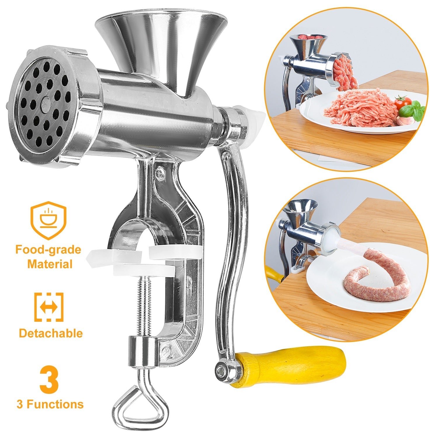 Heavy Duty Manual Meat Grinder Pictures For Sale