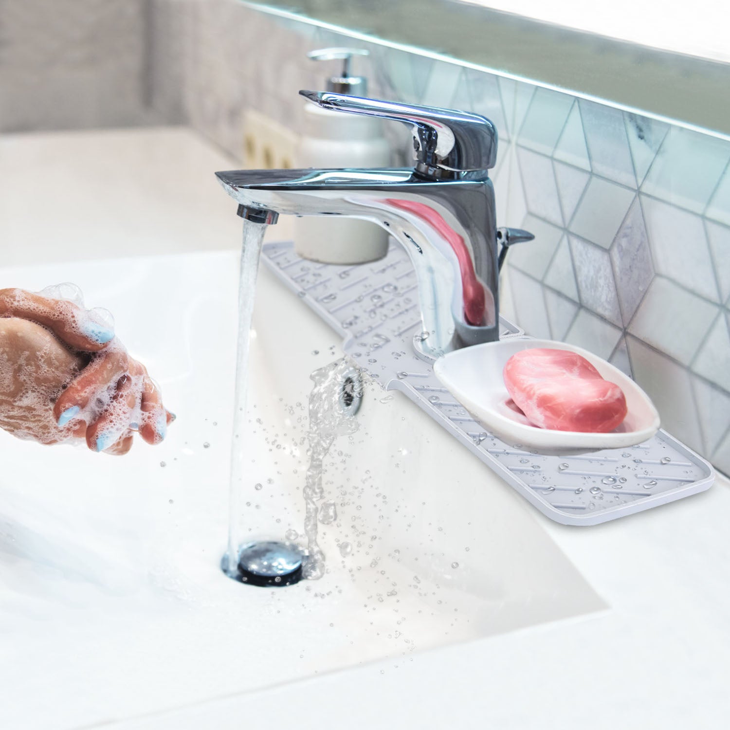 Silicon Faucet Kitchen Sink Mat Clearance Latest