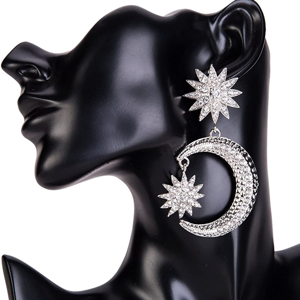 Women's Rhinestone Punk Earrings Cheap With Paypal