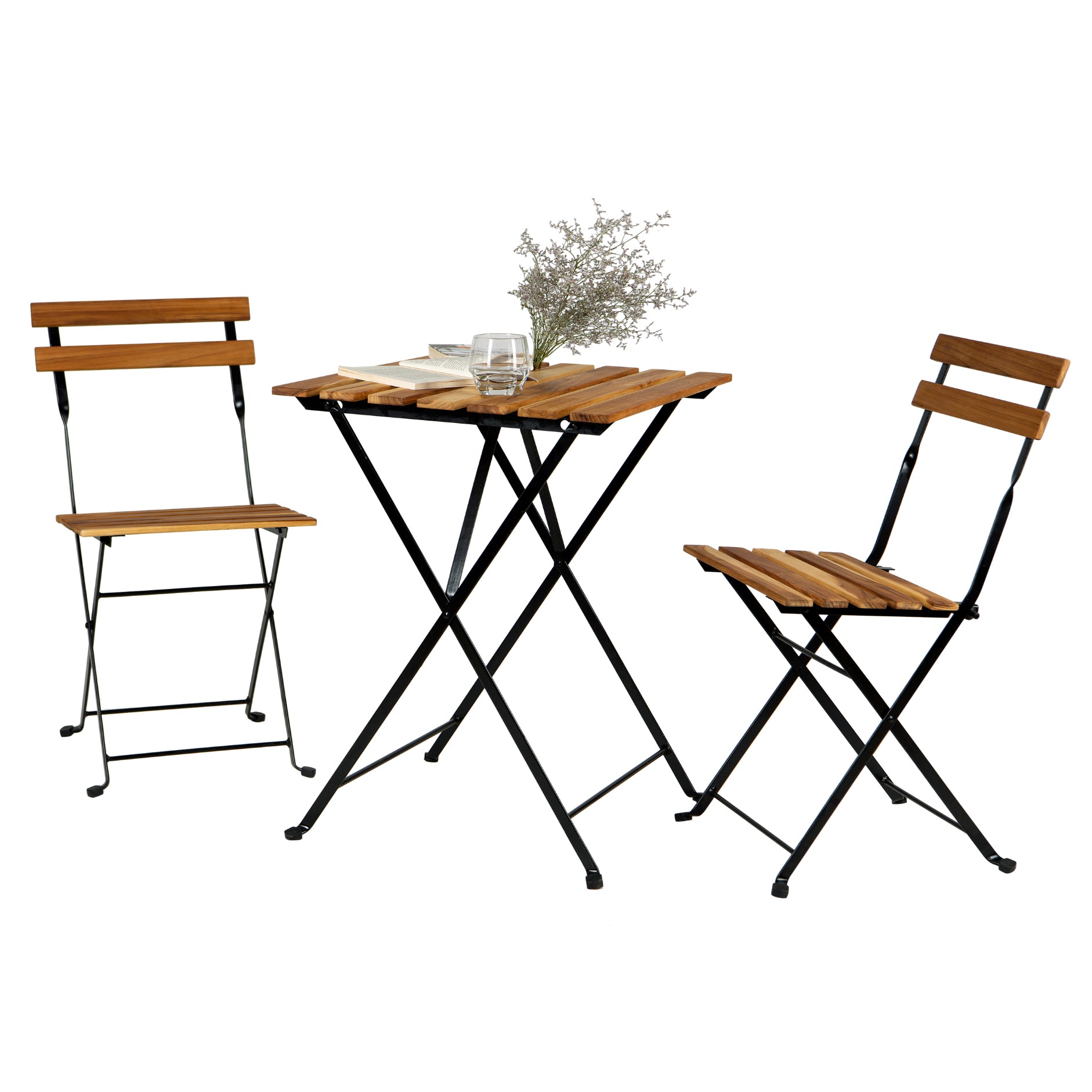 3-Piece: Patio Dining Table Chairs Set 2025 New Sale Online