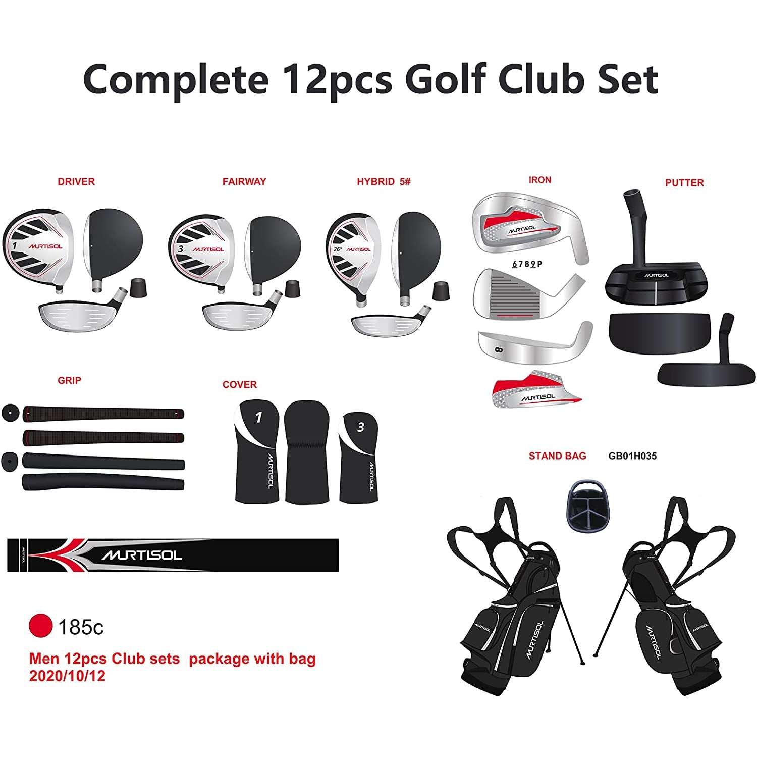 Complete Men's Golf Club Package Sets Buy Cheap Pay With Paypal