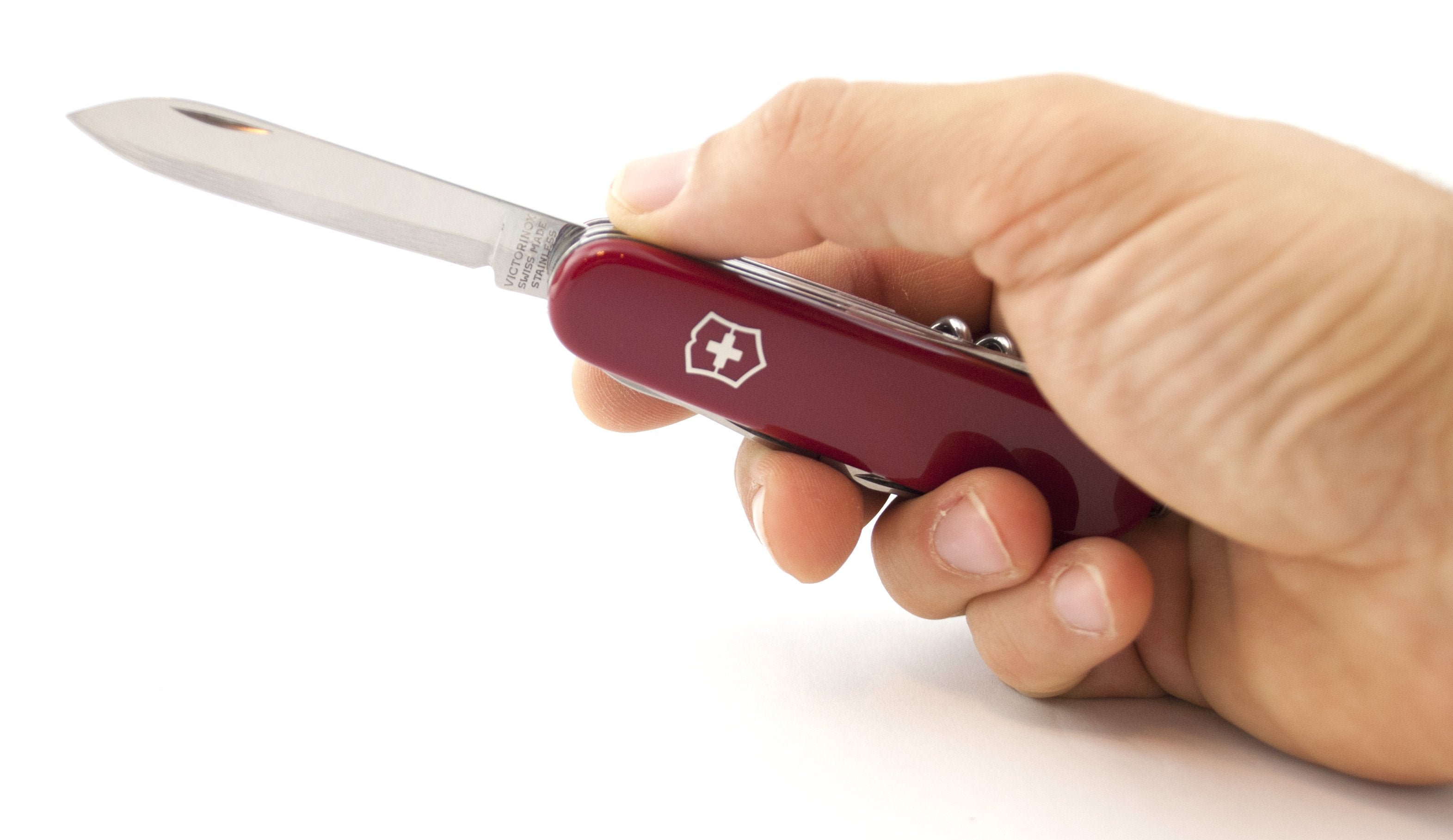 Victorinox Huntsman Swiss Army Knife, 3.5 Closed, Red Scales - 1.3713-033-X1 Sale New