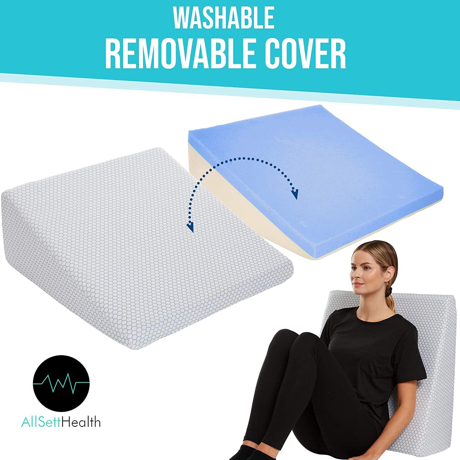 10 Bed Wedge Pillow with 24 Wide Incline Support Cushion for Lower Back Pain Release Dates Cheap Online