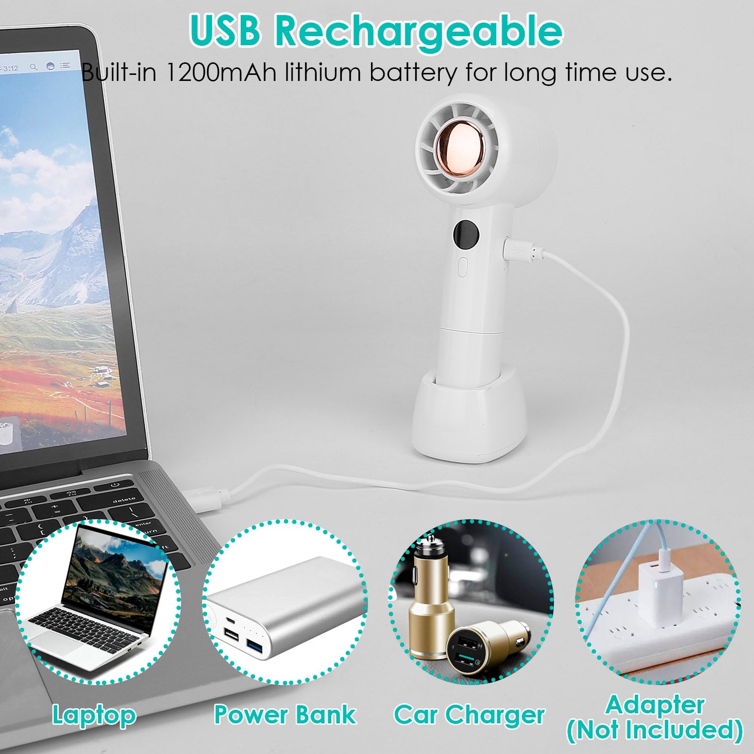 Mini Portable USB Rechargeable Handheld Cooling Fan Visit New Sale Online