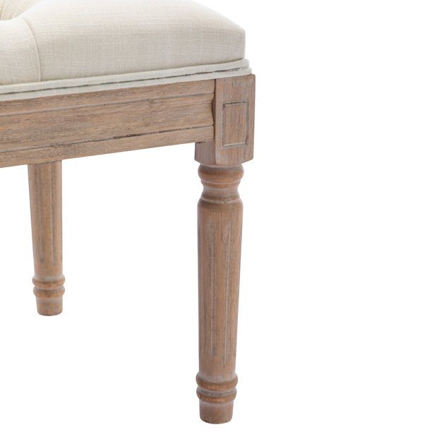 End of Bed Bench Upholstered Entryway Bench French Benchwith Rubberwood Legs Sale Nicekicks