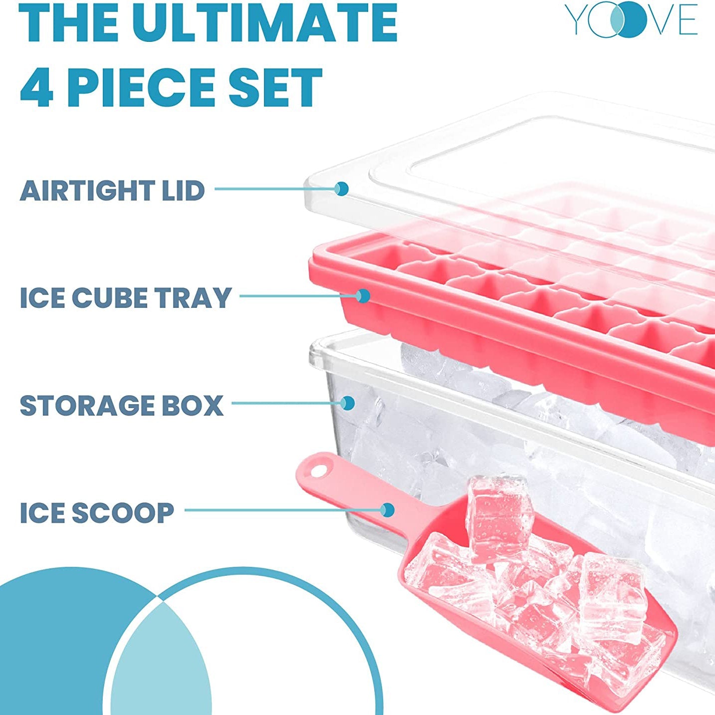 Ice Cube Tray with Lid and Bin Best Sale Cheap Online
