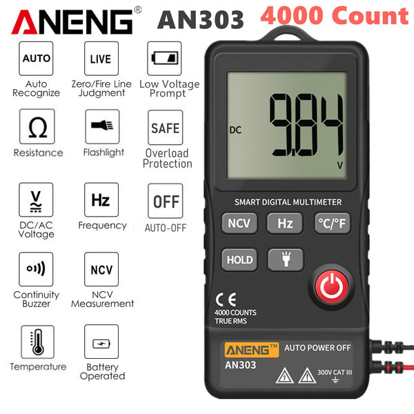 ANENG 4.7-Inch LCD Display 6000 Count AC/DC Digital Multimeter Amazon Sale Online