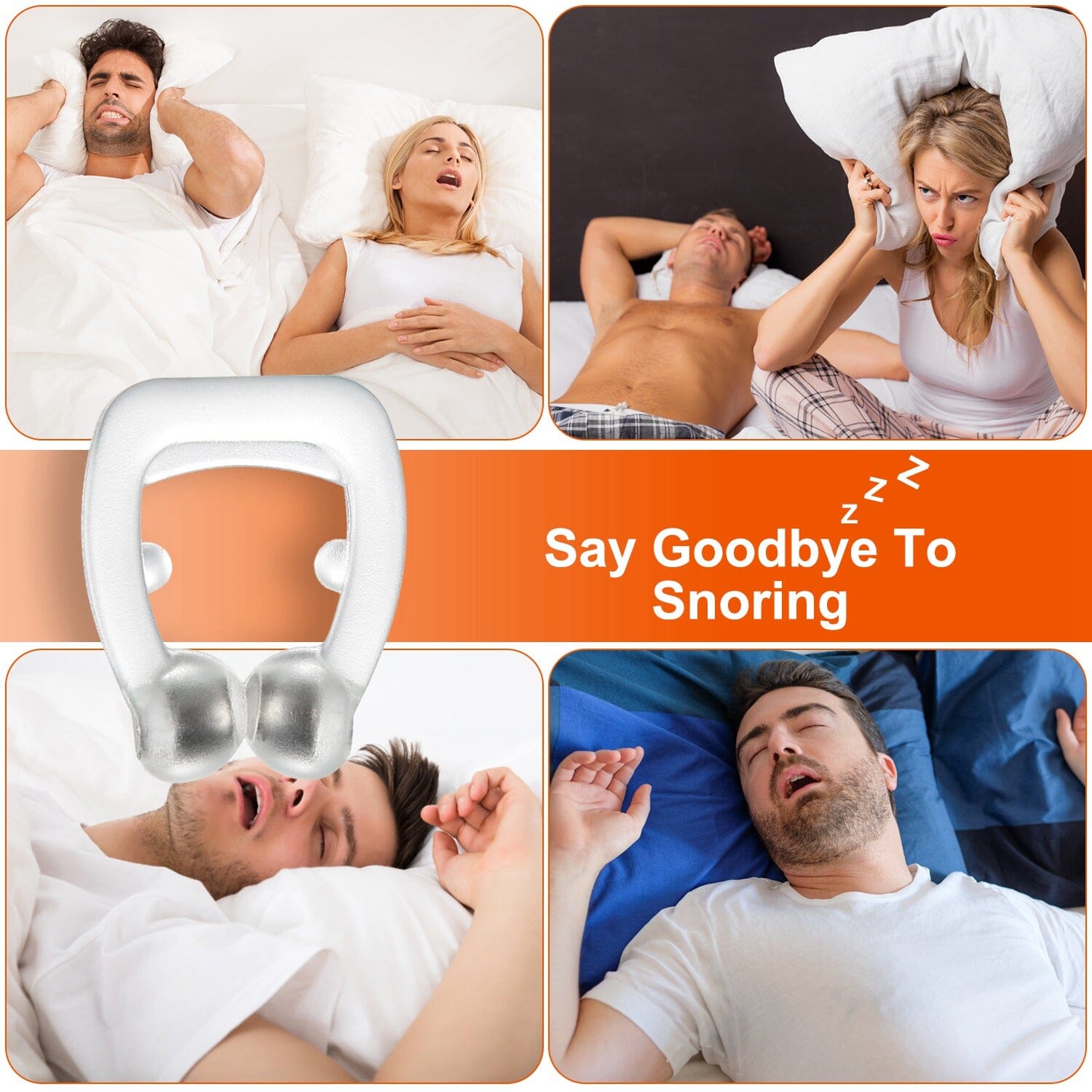 4-Pieces: Magnetic Nose Clip Anti Snoring Device Cheap Sale Enjoy