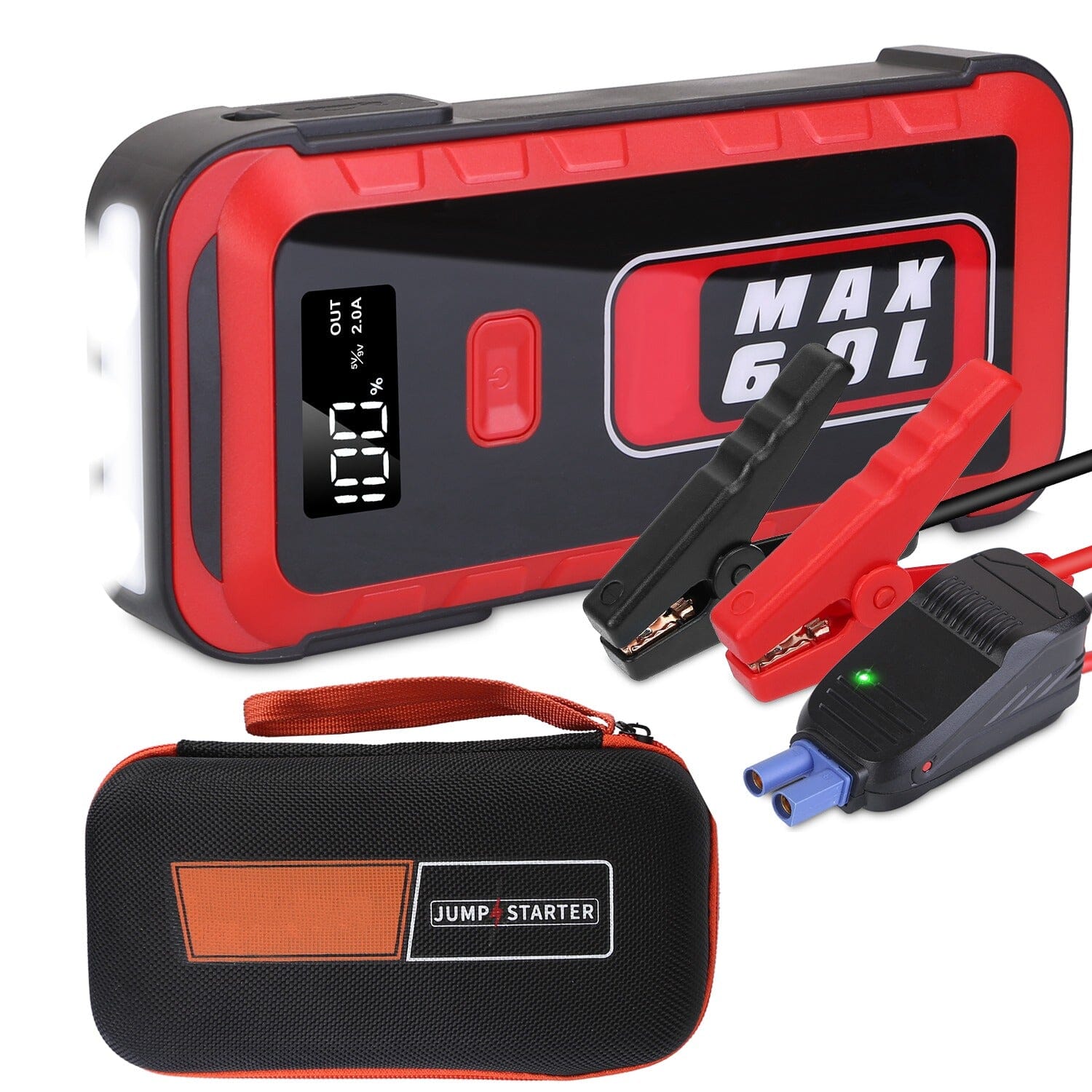 Car Jump Starter Booster 2500A Peak 25800mAh Battery Charger Power Bank Clearance Pices