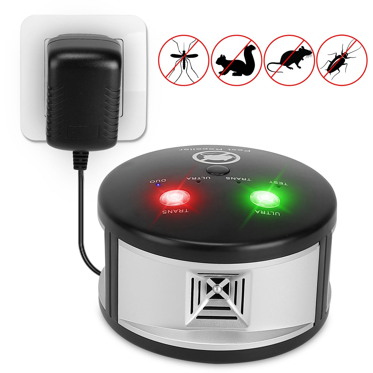 360° Ultrasonic Pest Repeller Electronic Plug-in Pest Control Free Shipping Cheap Pice