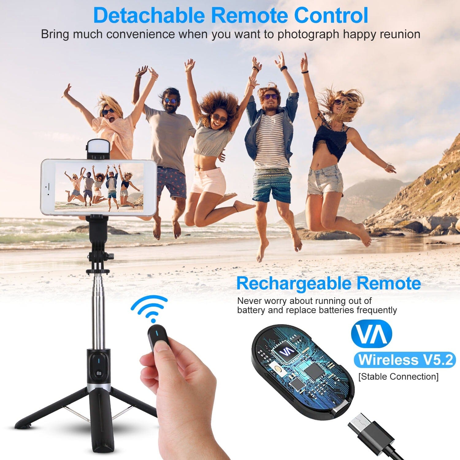 Wireless Selfie Stick Tripod Get Authentic For Sale