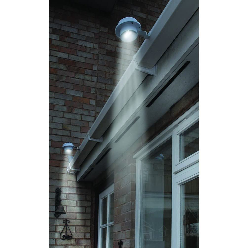 4-Pack: BOUNDERY Outdoor Solar Gutter LED Lights Discount Big Sale