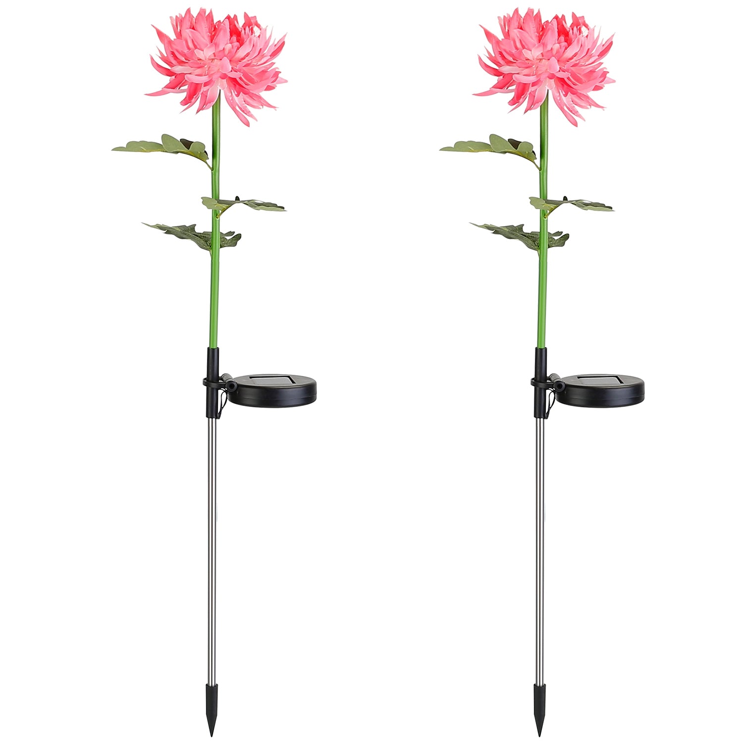 2-Pack: Solar LED Chrysanthemum Lights Browse Cheap Pice