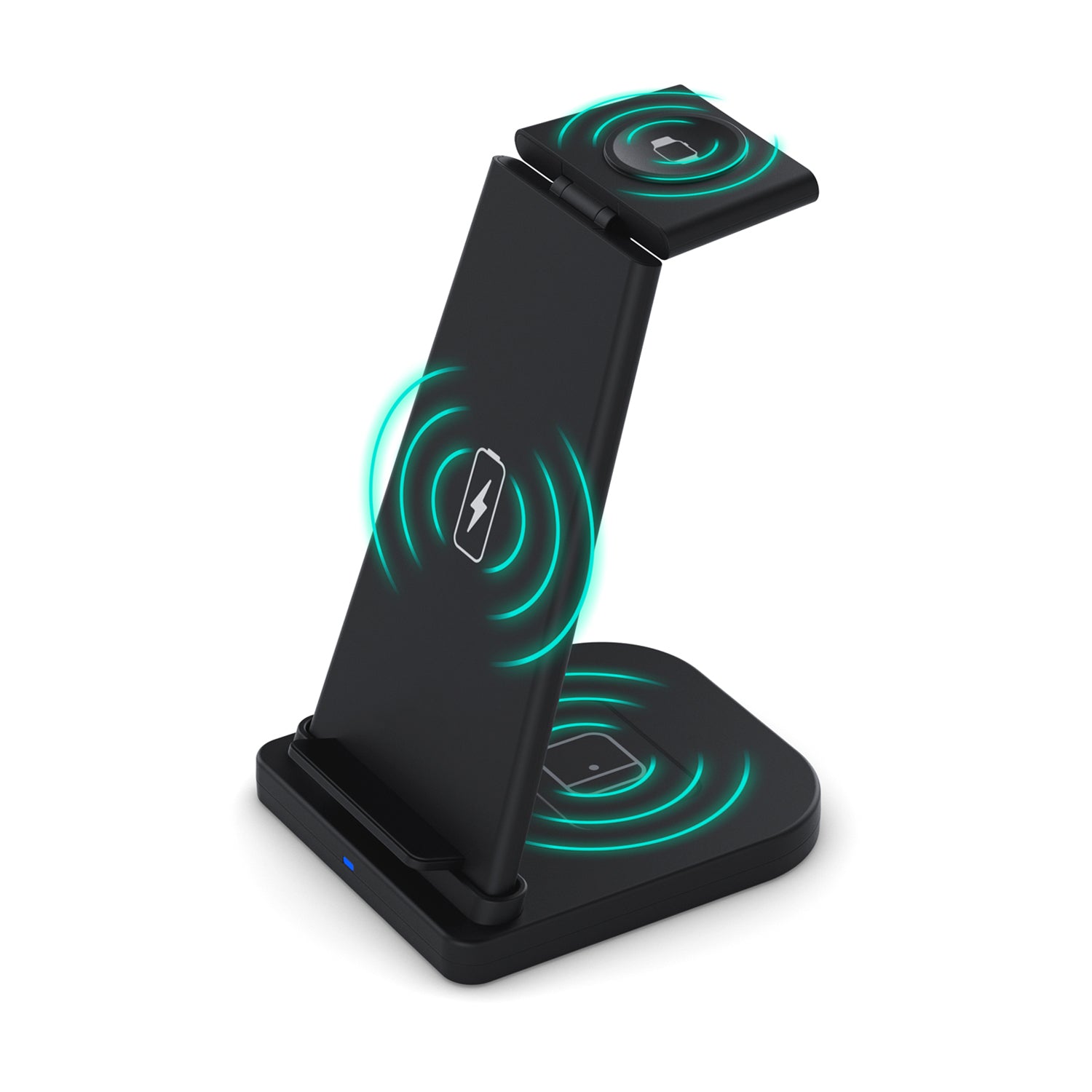 3-in-1 Foldable Fast Wireless Charging Stand Footaction Online