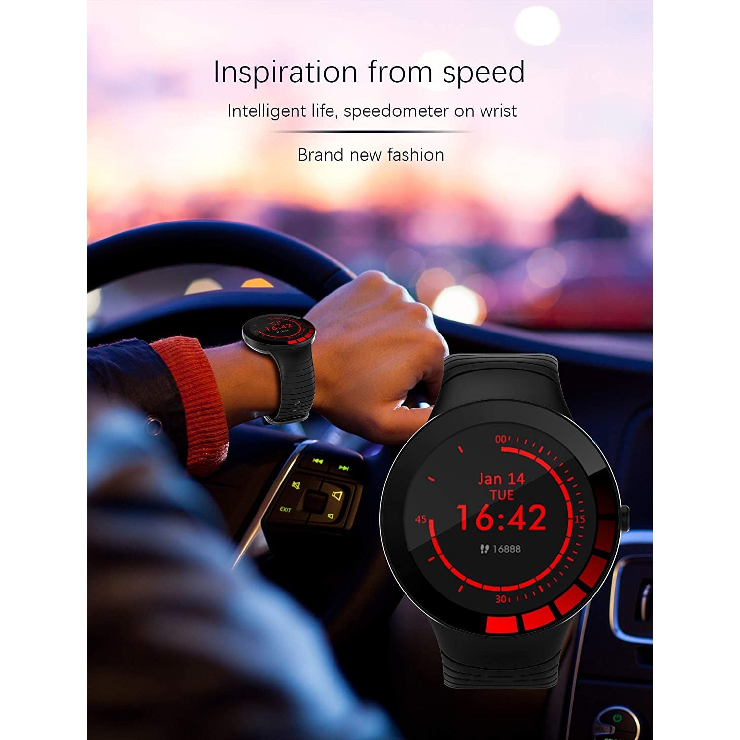 Men's Smart Watch Fitness Trackers with Heart Rate Monitor Free Shipping Best Pices