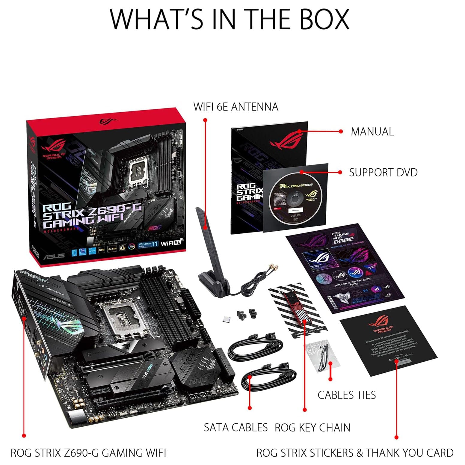 ASUS ROG Strix Z690-G Gaming WiFi 6E LGA 1700 (Intel 12th Gen) (Refurbished) Outlet Wiki