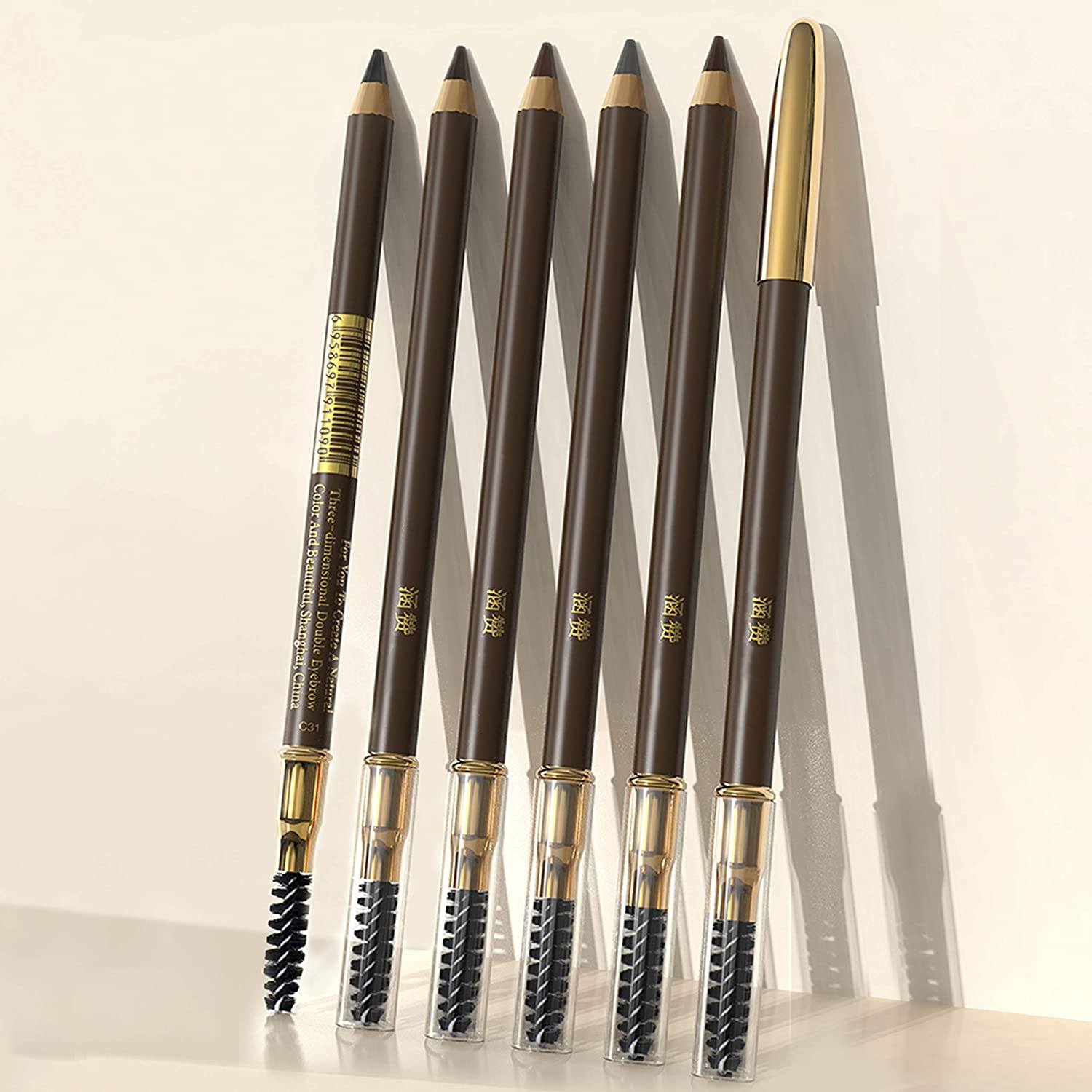 5-Pack: Eyebrow Pencil Longlasting Waterproof Durable Liner For Sale Online