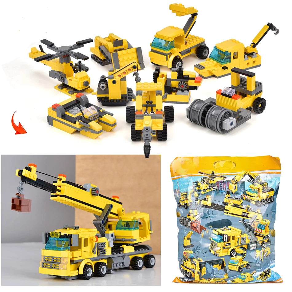 Construction Truck Building Blocks City Building Bricks Set Clearance How Much