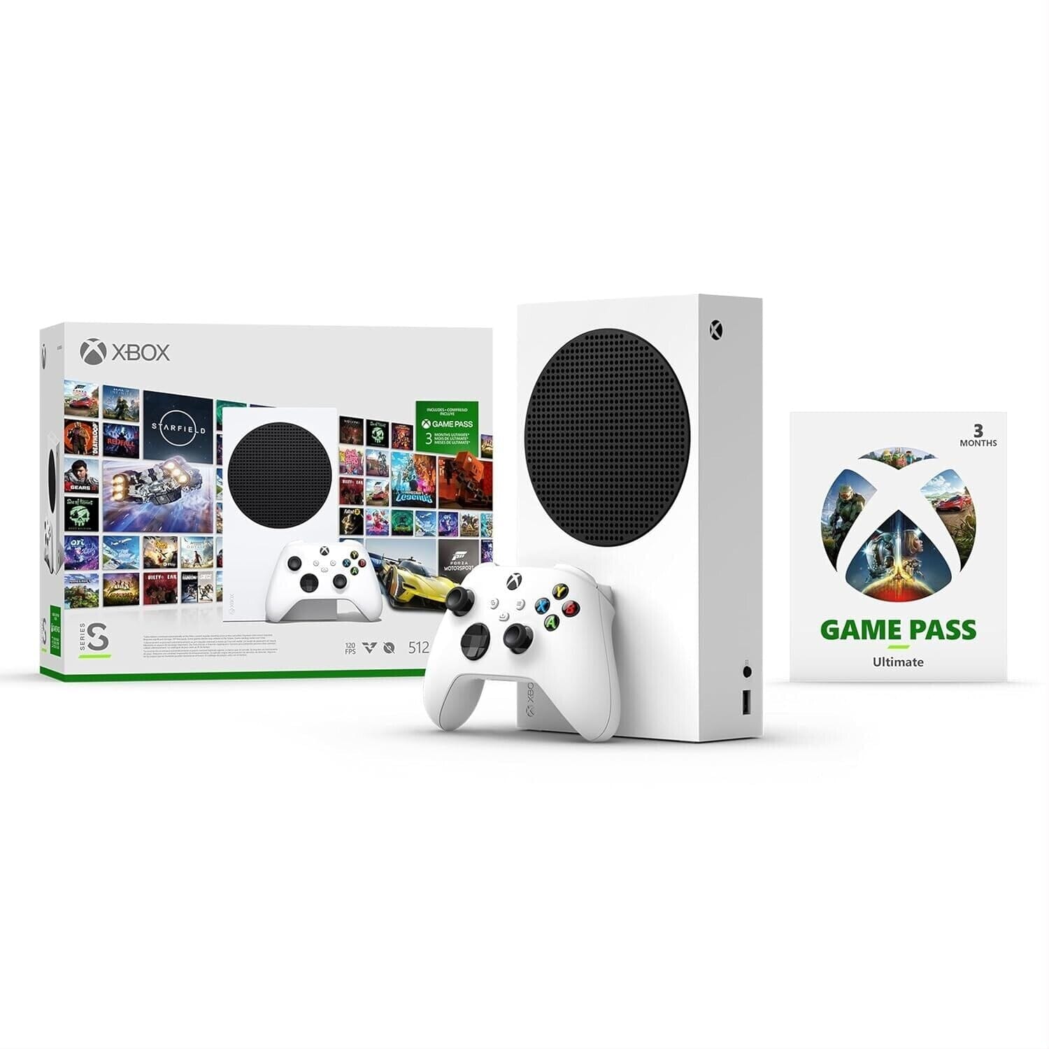 Microsoft Xbox Series S 512GB All-Digital Starter Bundle Console (Refurbished) Cheap Sale Supply