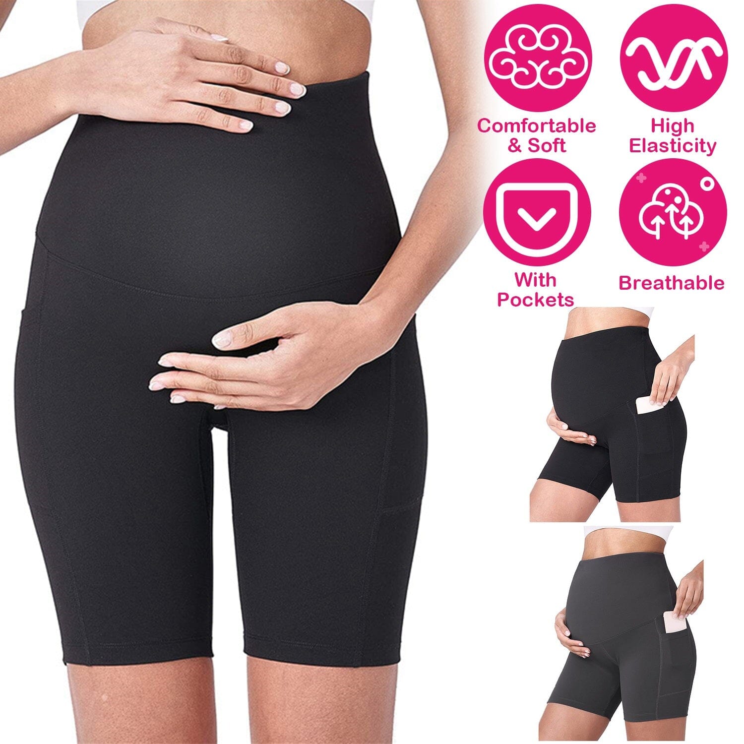 Women Maternity Seamless Shorts Sale 2025 Newest