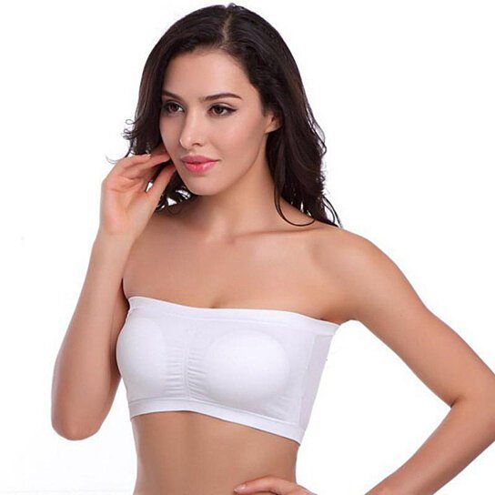 6-Pack: Women's Seamless Bandeau Tube Padded Bralettes Cheap Sale Outlet Locations