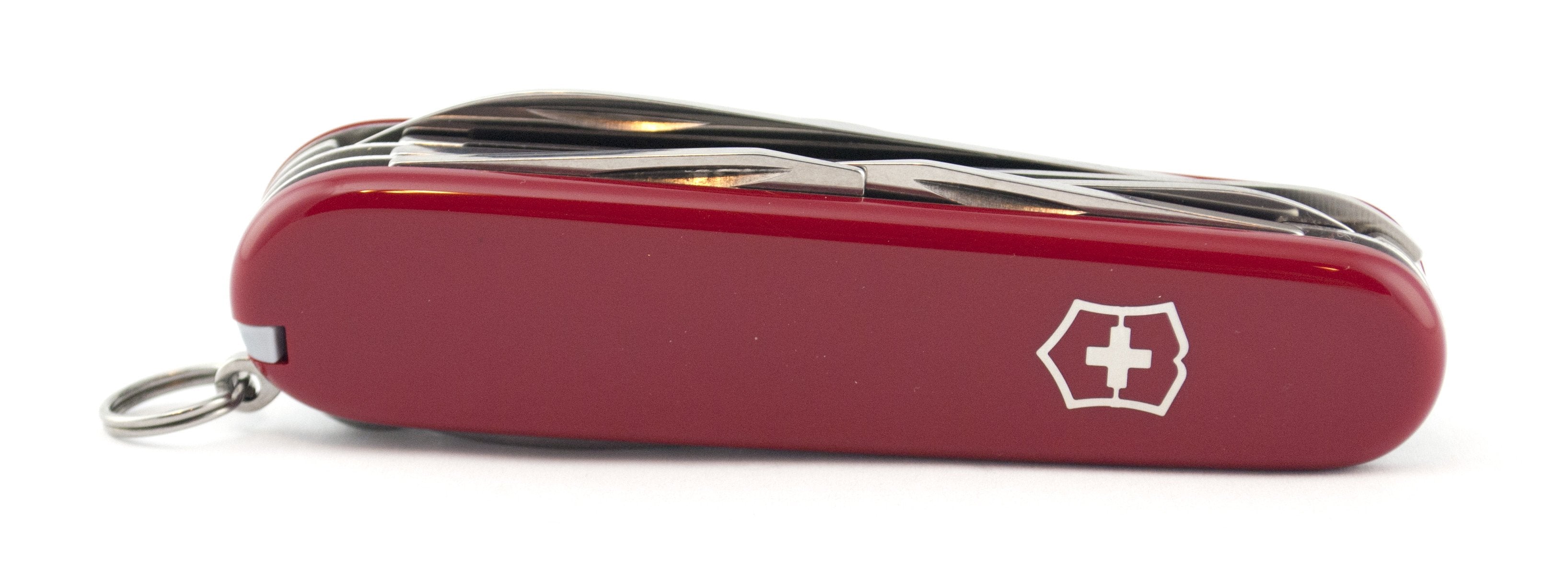 Victorinox Huntsman Swiss Army Knife, 3.5 Closed, Red Scales - 1.3713-033-X1 Sale New