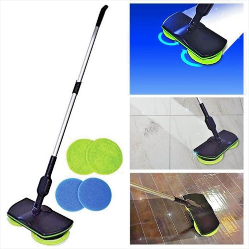 Spin Maid Rechargeable Cordless Powered Floor Cleaner Scrubber Polisher Mop Cheap Newest