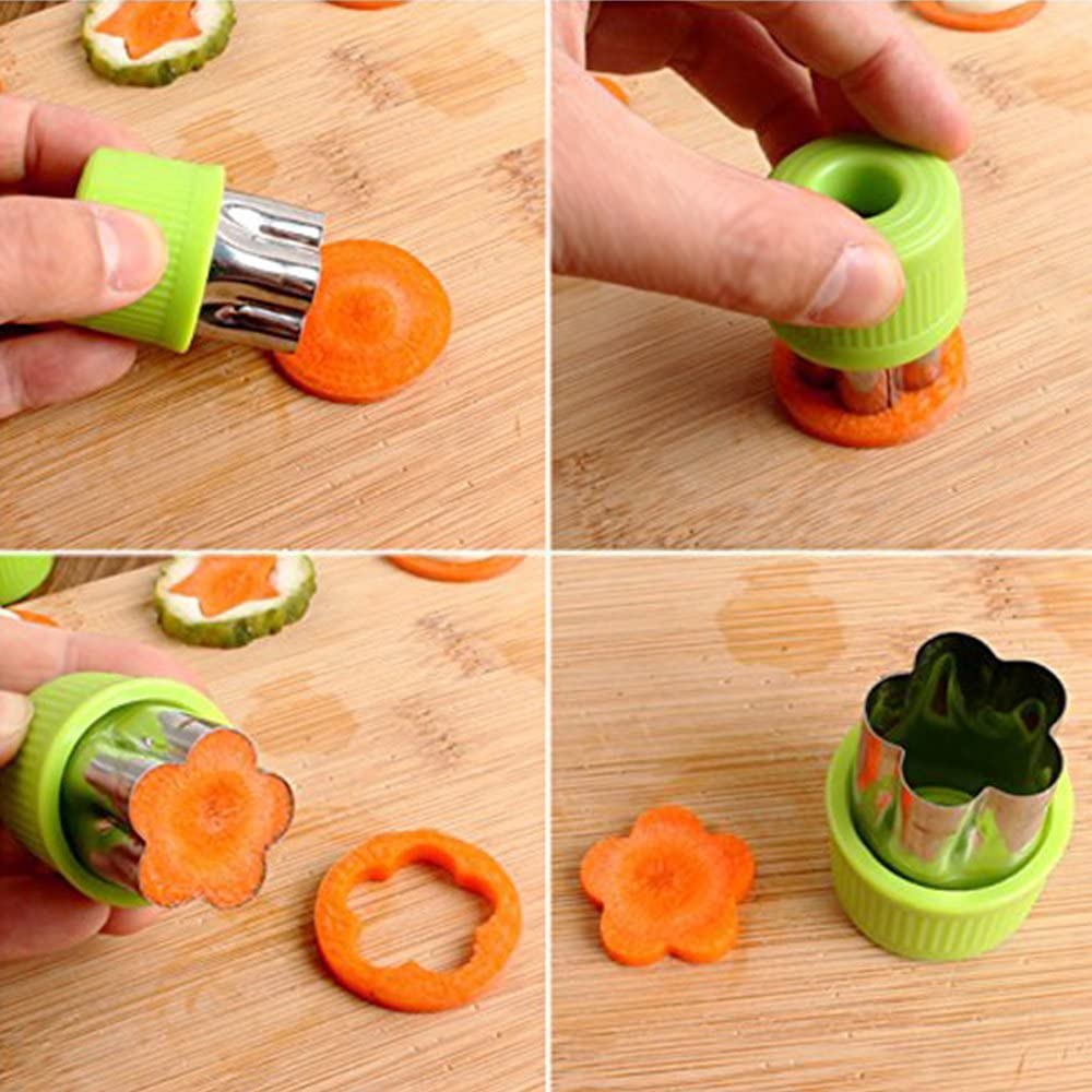 9-Pieces Set: LENK Vegetable Cutter Shapes Sale Original