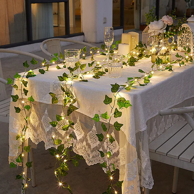 LED Solar Ivy Leaf String Light Clearance Pices