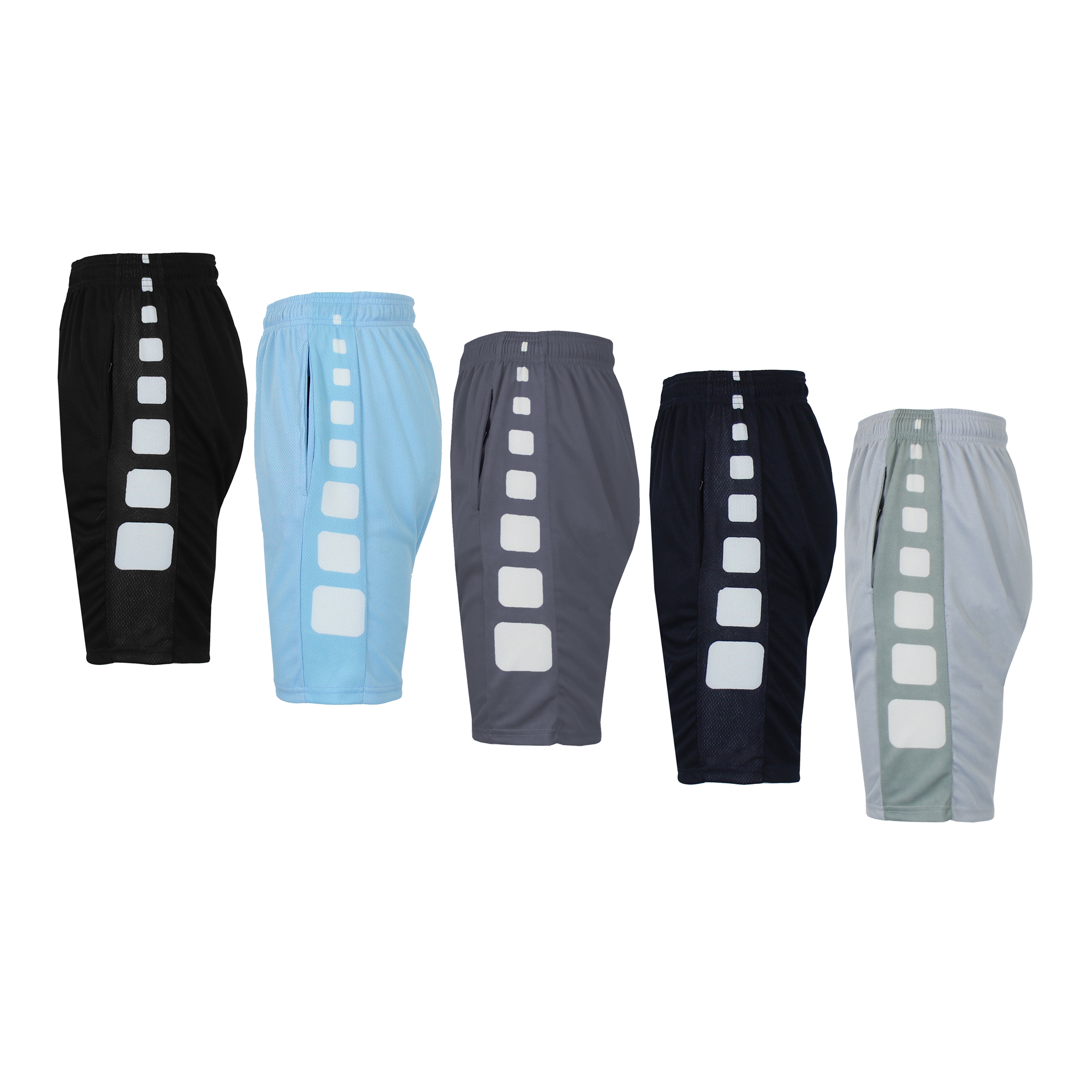 5-Pack: Men's Moisture Wicking Active Mesh Shorts Outlet Looking For