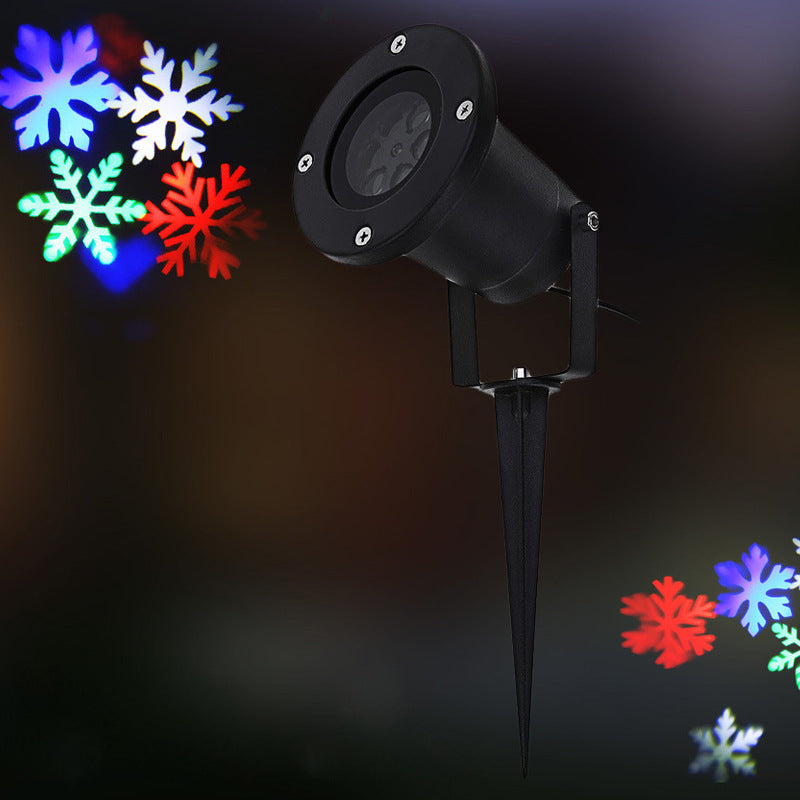 LED Christmas Moving Snowflake Lights Show Laser Projector Outlet Pay With Paypal