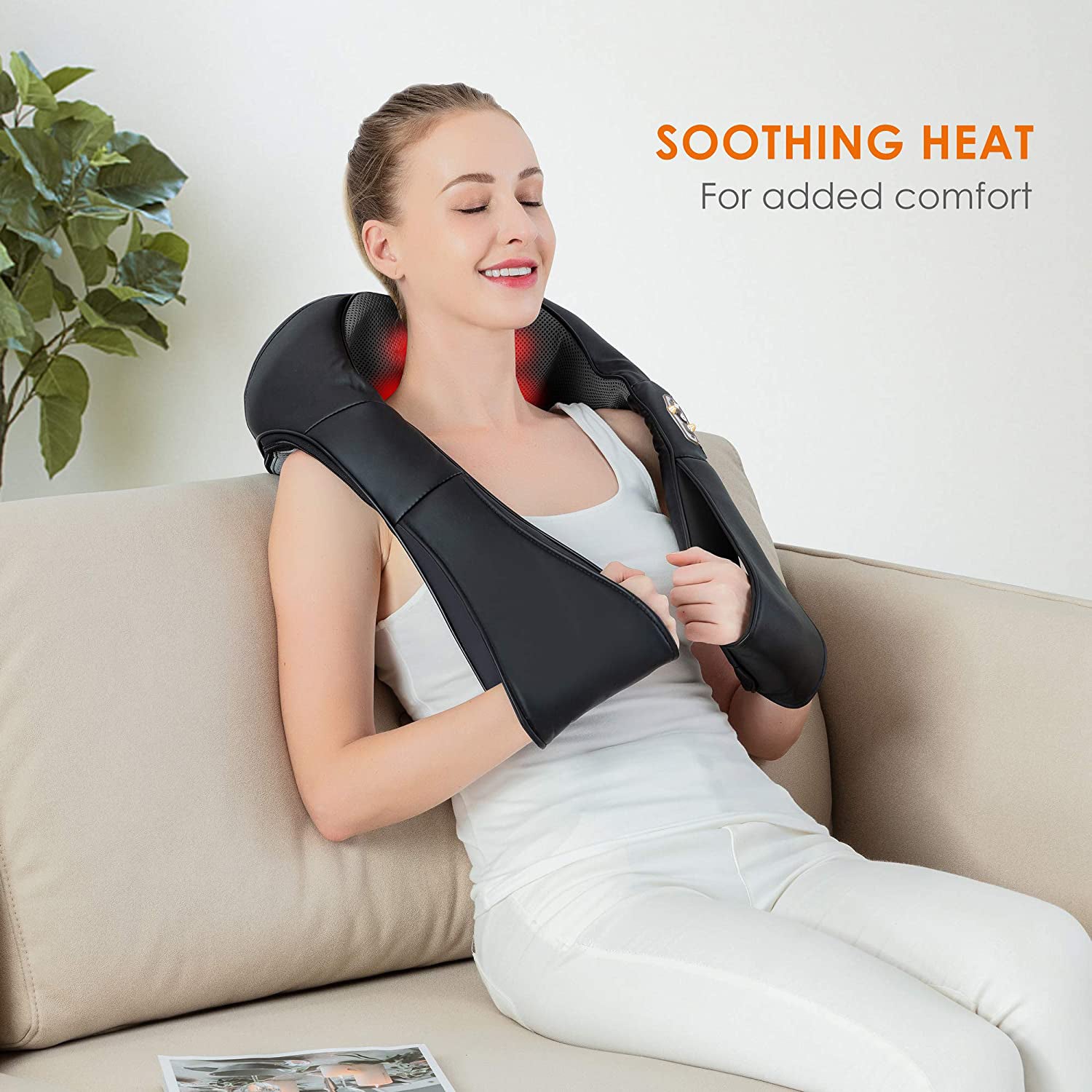 Shiatsu Neck and Shoulder Massager - 4D Back Massager with Heat Outlet Pices