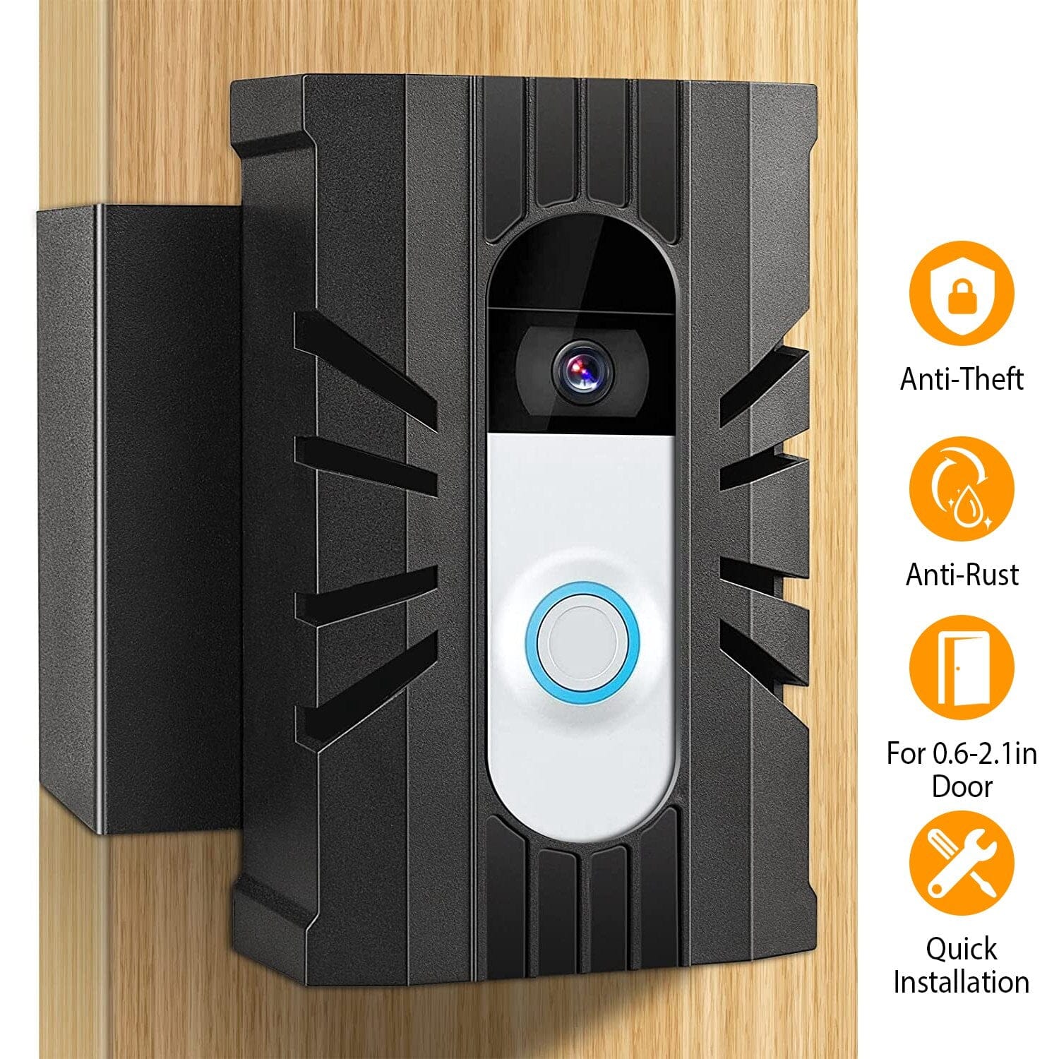 Anti Theft Video Doorbell Door Mount Fit for Most Doorbell Camera Accessories Cheap Best Place