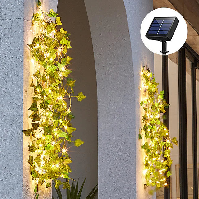 LED Solar Ivy Leaf String Light Clearance Pices