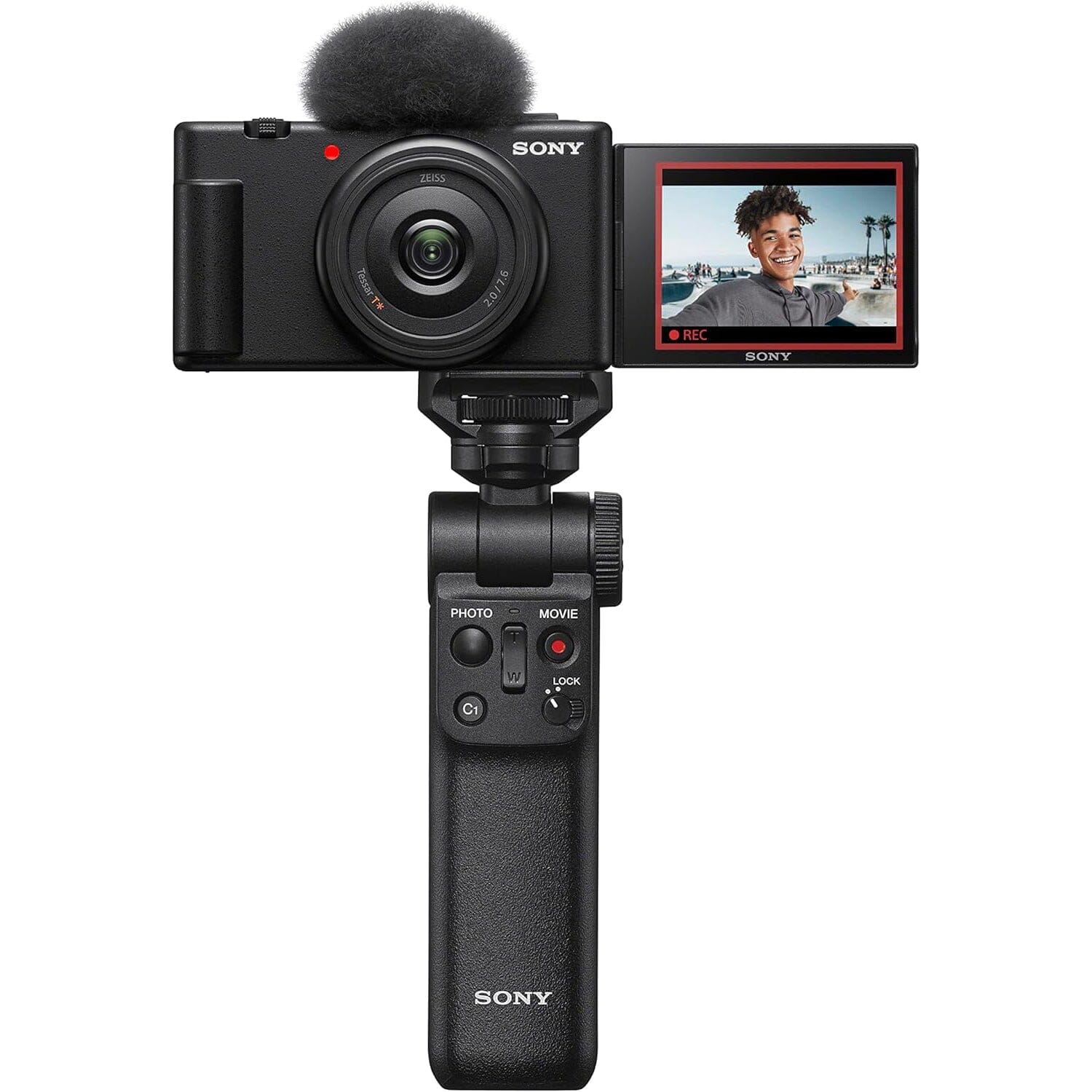 Sony ZV-1F Vlog Camera for Content Creators and Vloggers Black  (Refurbished) Cheap Sale Pay With Visa