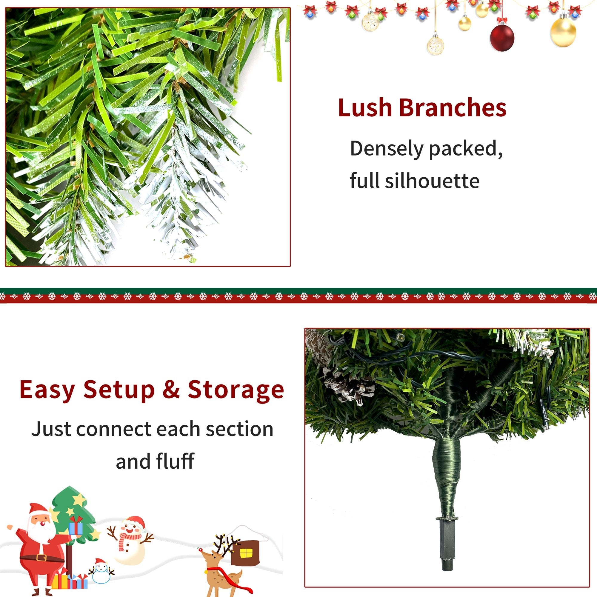 4-Piece: Artificial Christmas Tree Set Free Shipping Cheap Pice