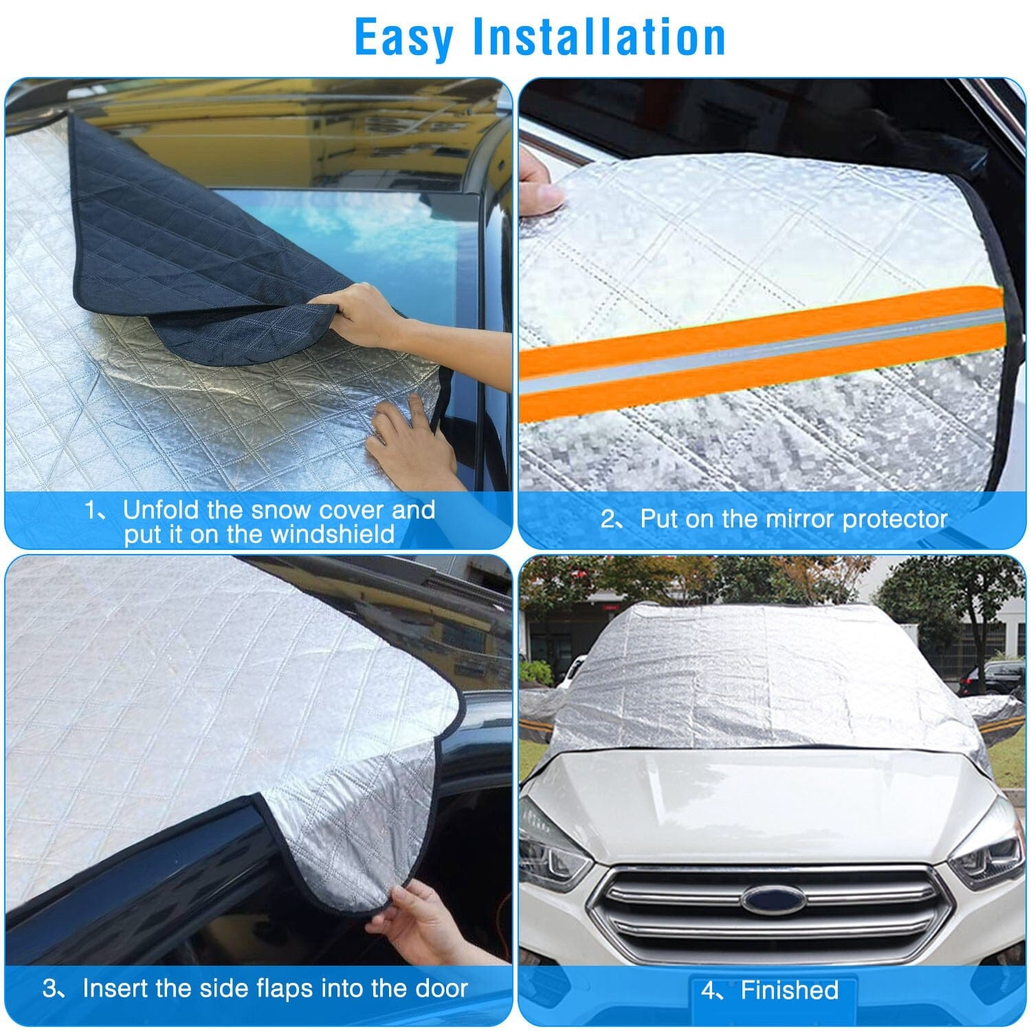 Car Windshield Snow Cover Windproof Magnetic Car Windscreen Cover Cheap Sale Explore