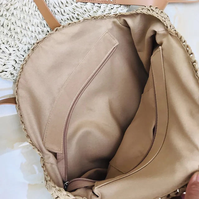 Women's Straw Tote Bag Boho Style Popular Online