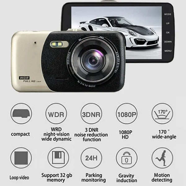 4 Inch FHD Screen Car Camera Car Dash Cam Cheap Sale Wholesale Pice