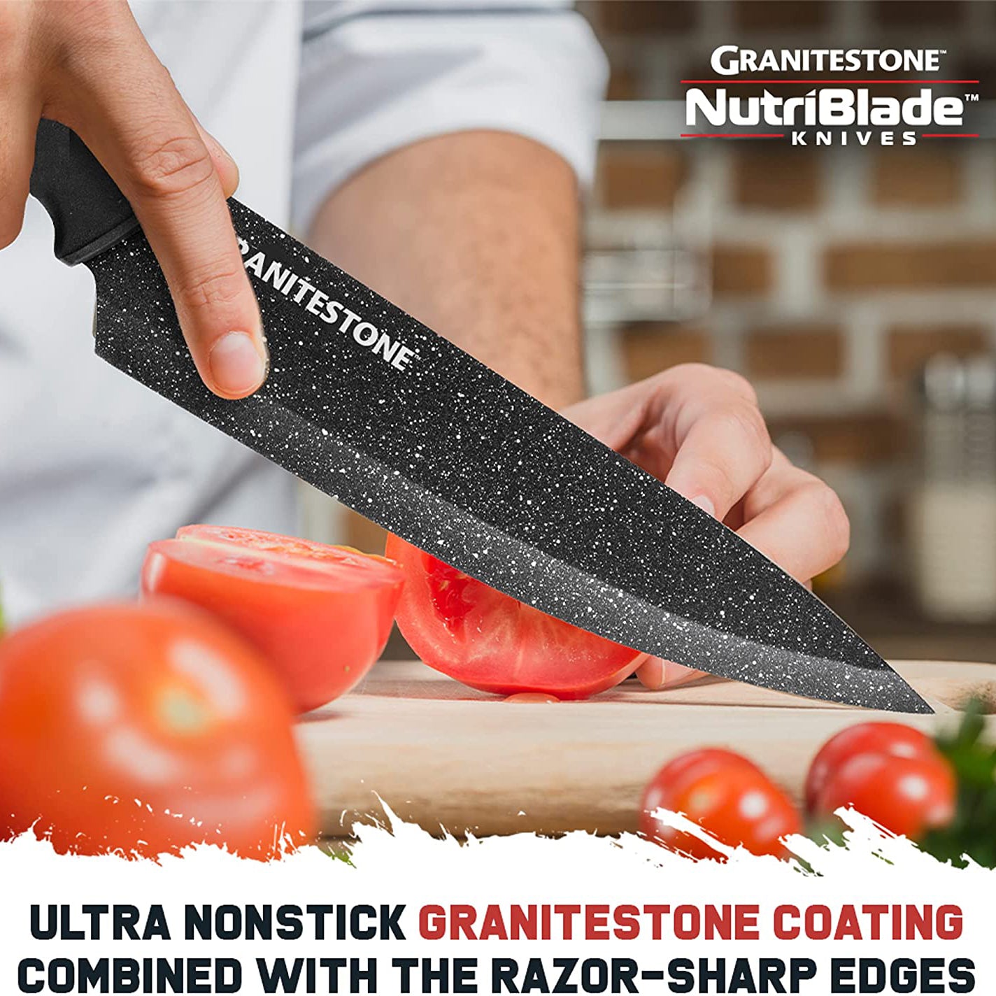 6-Piece: Nutriblade Knife Set by Granitestone For Sale 2025