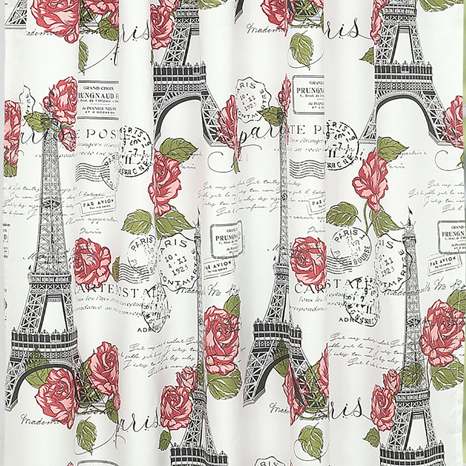 2-Piece Set: Sloane Street Paris Rose Eiffel Tower Window Curtain Panel Pair Cheap Sale Release Dates